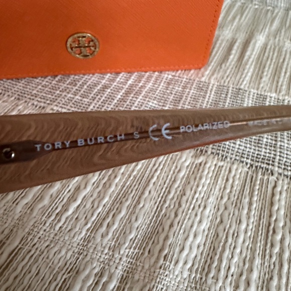 Tory Burch Polarized- TY9027-1031T5 Brown Clear Square Sunglasses - Picture 5 of 7